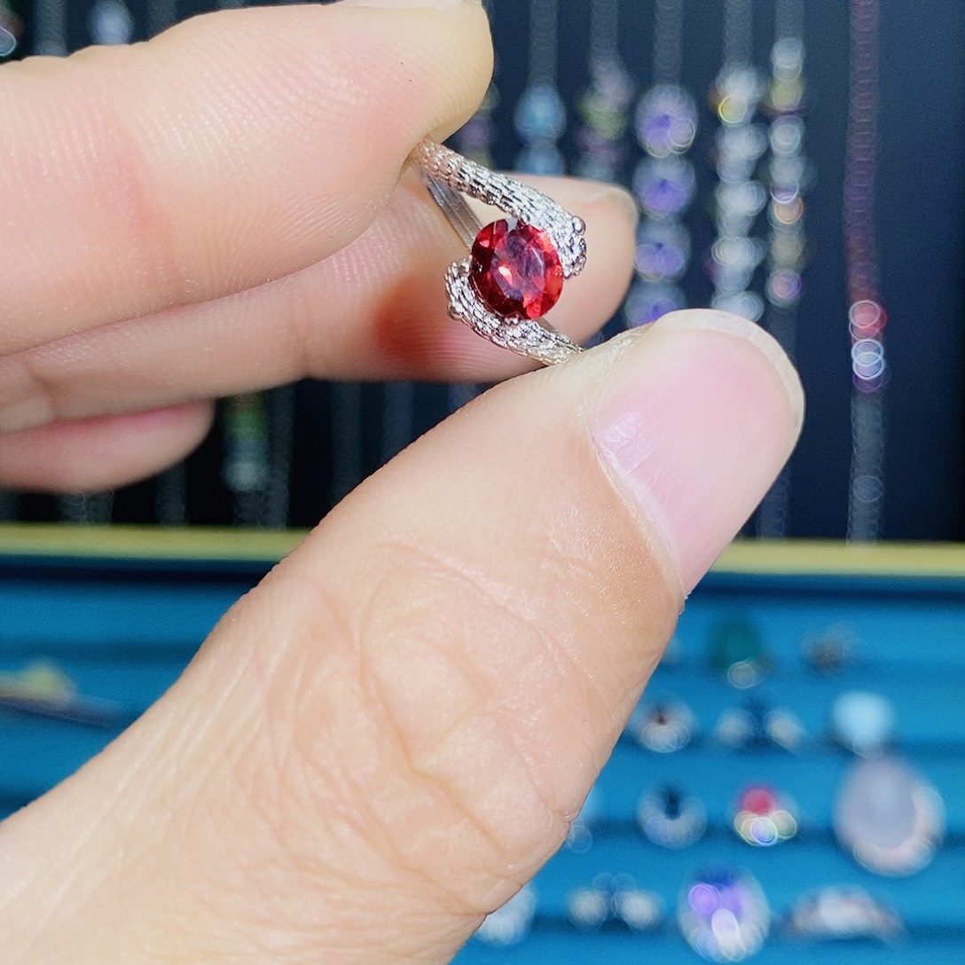 紫晶珠宝半成品银S925镶嵌