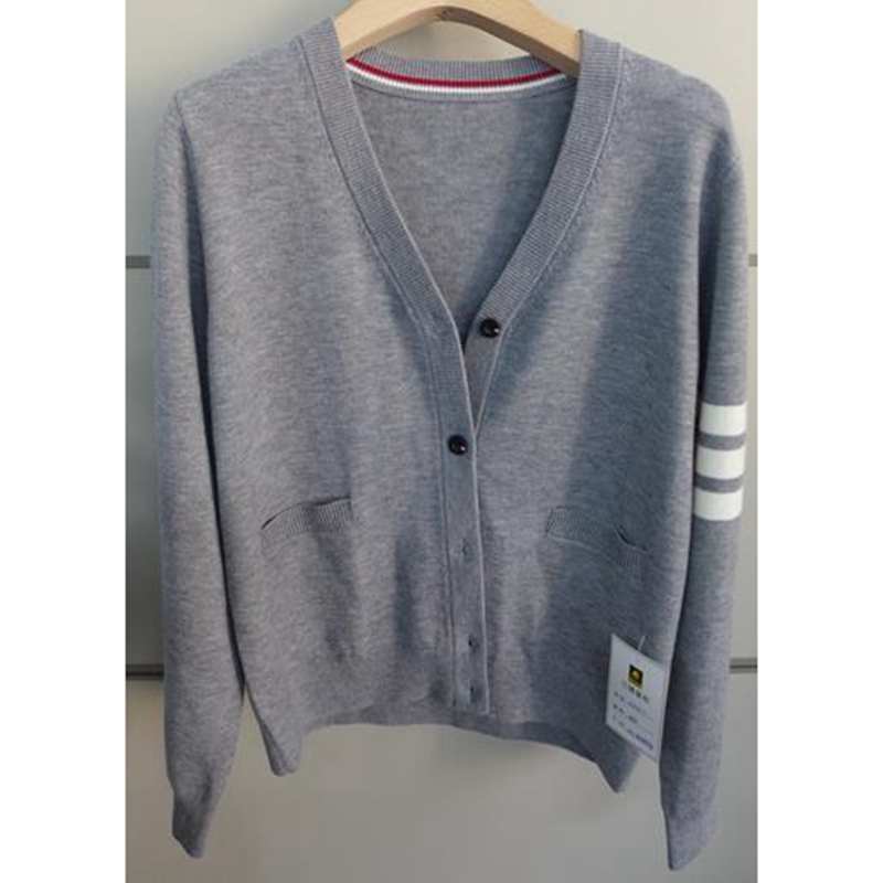 秋季新品女士针织条纹开衫休闲百搭针织毛衣上衣 路途 LB-BN730