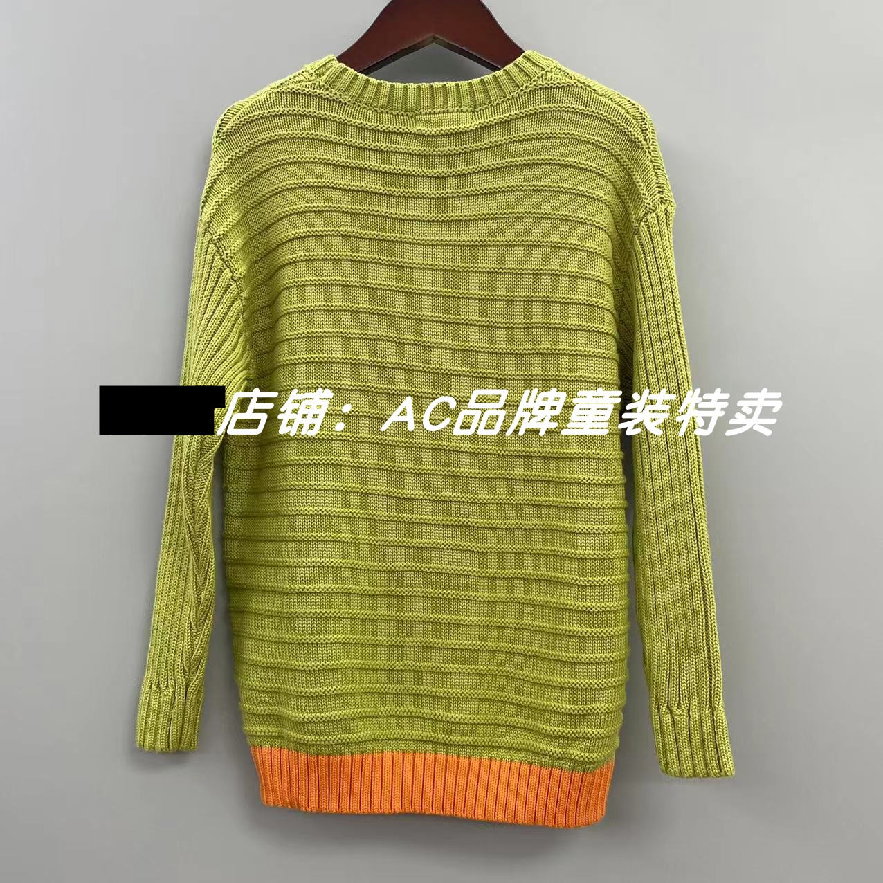 cgcsb 4381女秋冬季单层彩色圆领常规厚度针织毛衣（瘦款