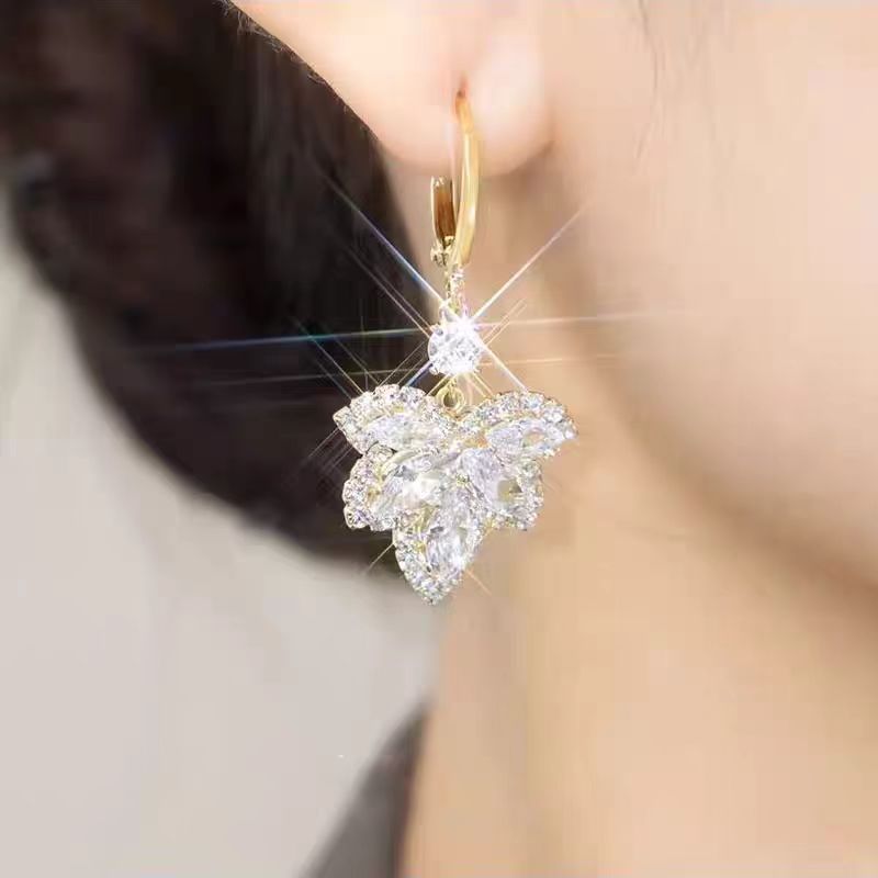 铜合金耳饰 【N38】2025爆款气质轻奢百搭简约精致网红设计师耳环