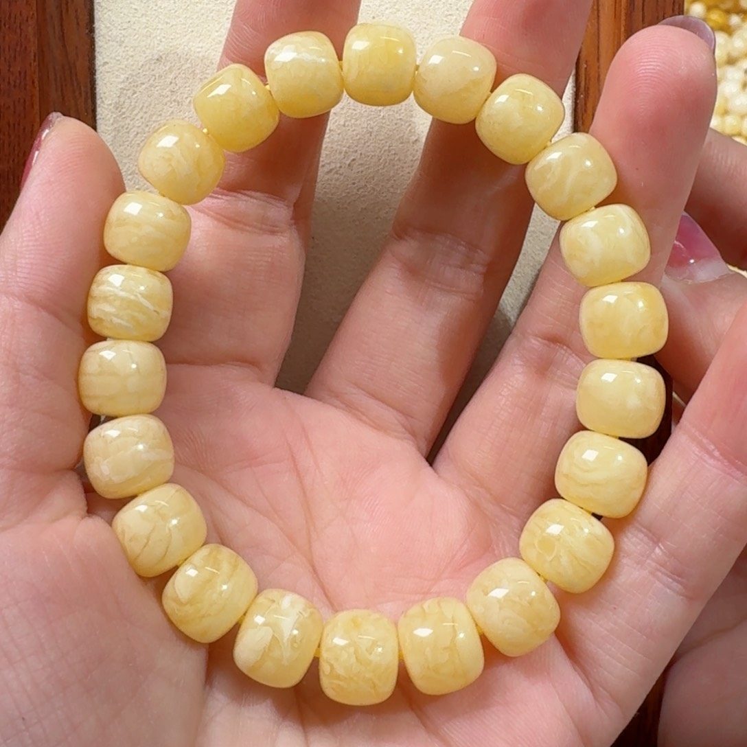 琥珀手链未镶嵌东****苍蜜蜡手串