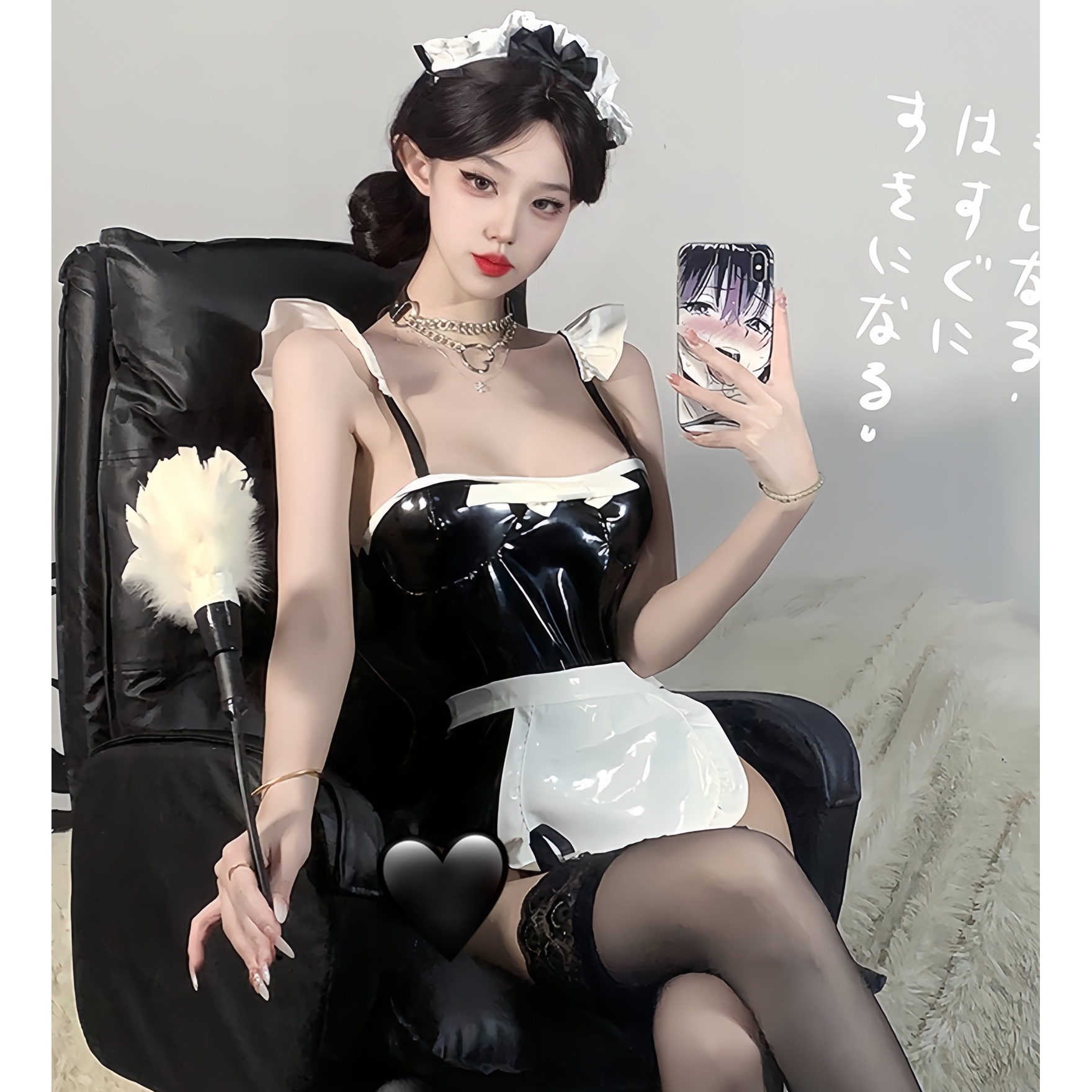 纯欲甜辣二次元女仆角色扮演性感厨娘女佣连体衣性感显瘦睡衣制服