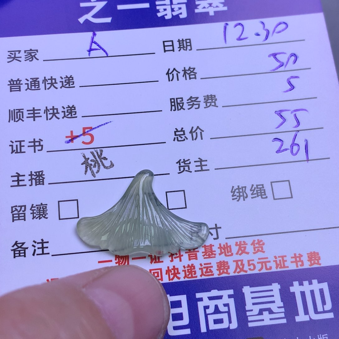 颈饰未镶嵌翡翠A***g