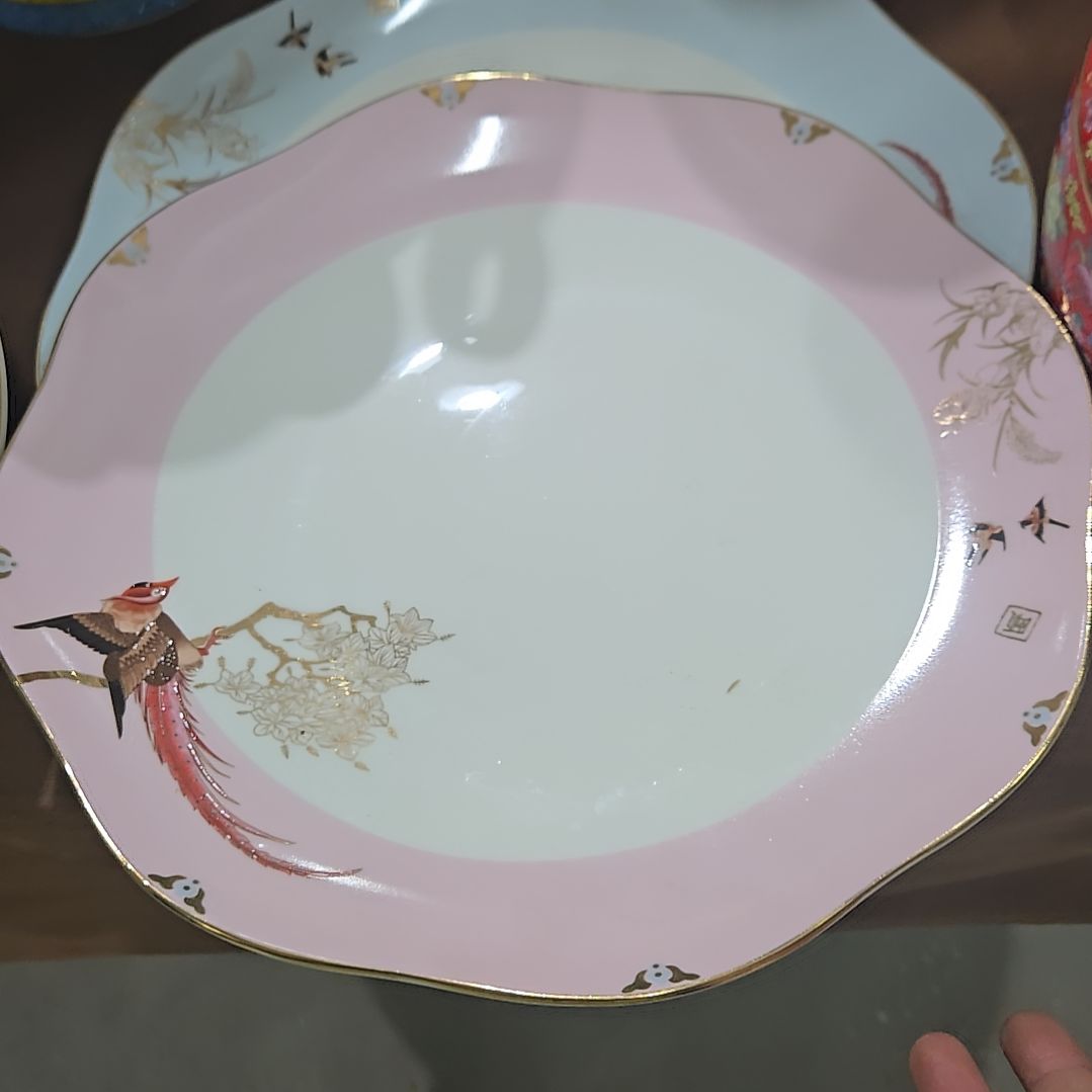 碗微瑕奥维10寸2个大盘66666