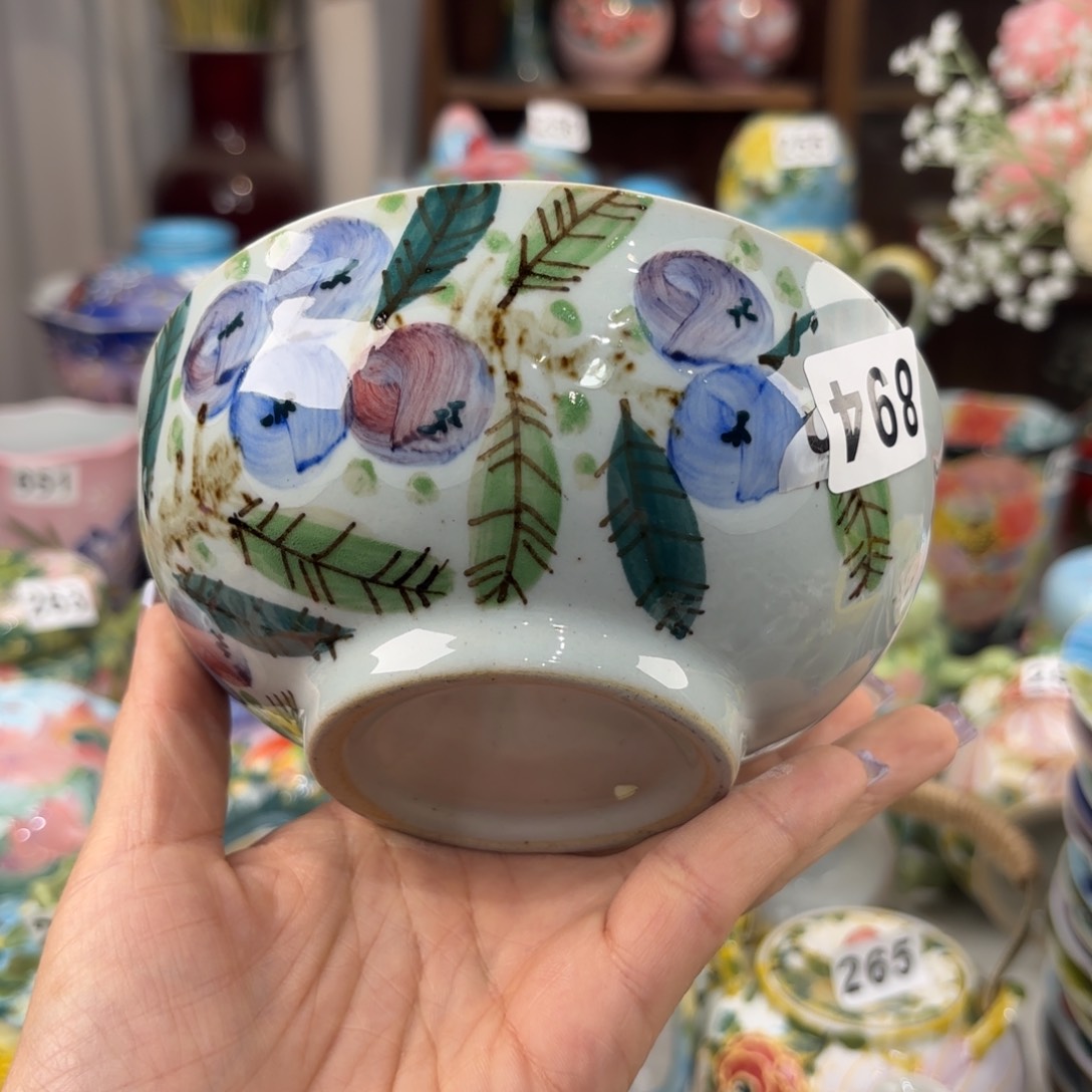 瓷片景德镇手绘高温釉下彩陶瓷茶具