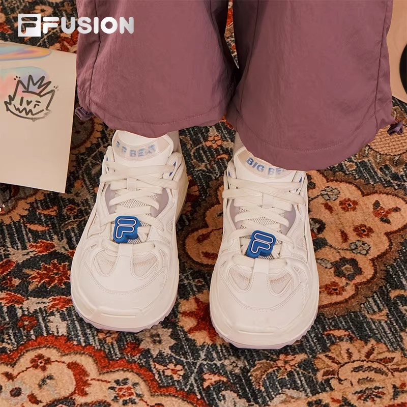 TELLA丨FILA FUSION斐乐潮牌女鞋厚底面包板鞋2026春季新款休闲鞋