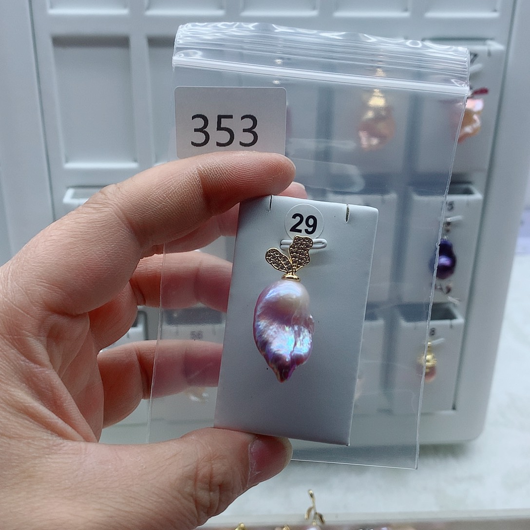 吊坠(不含链)合金淡水珍珠