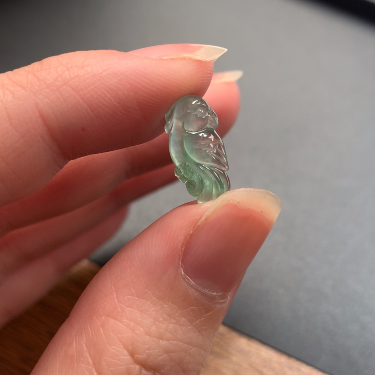 【闪购商品】翡翠颈饰未镶嵌鹦鹉