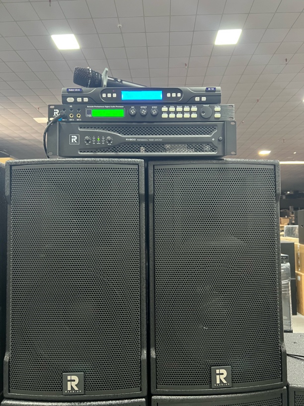 英国 12寸威朗音响家庭KTV音响四件套 加唱无界点歌机不包邮