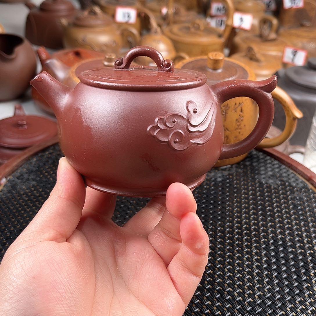 紫泥茶壶宜兴紫砂