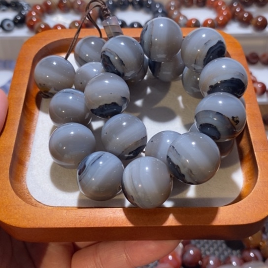 ****️玛瑙/玉髓未镶嵌手链