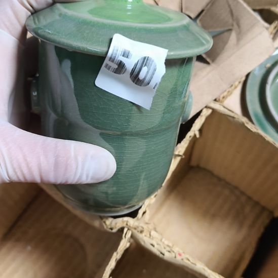 瓷片磁州窑五厂盘碗壶杯有瑕疵