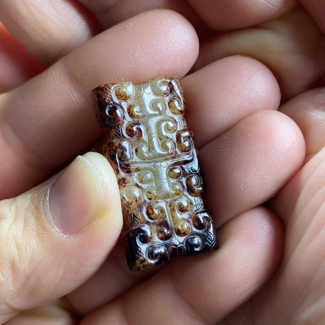 和田玉（糖玉）挂件未镶嵌