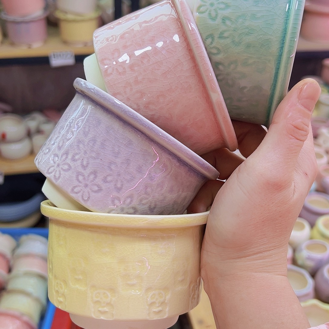 陶瓷花盆当场凑满12包邮