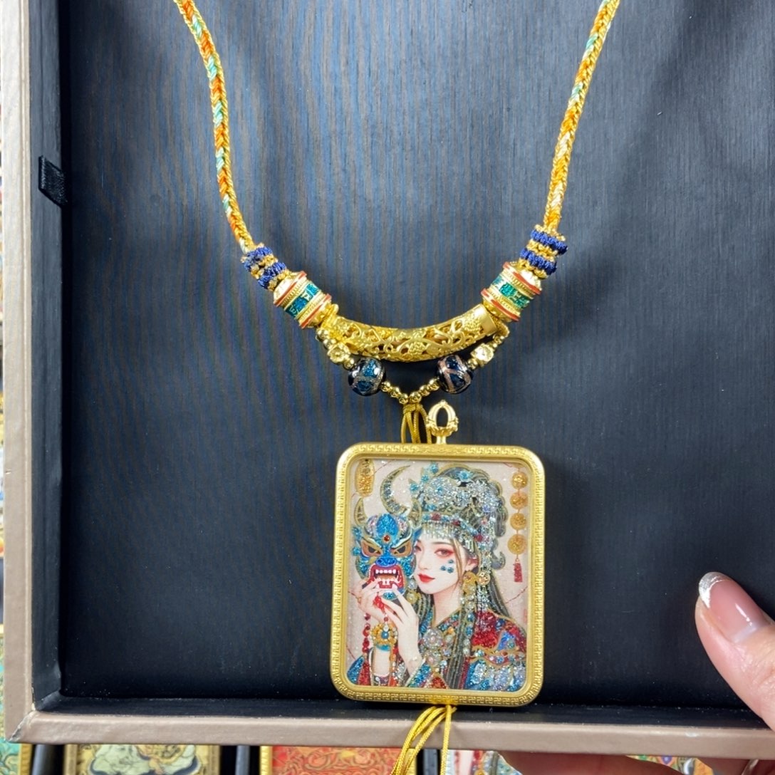 吊坠L*.美丽的唐卡结缘