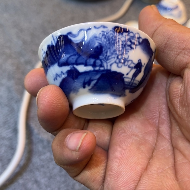 纯手绘精品盖碗杯