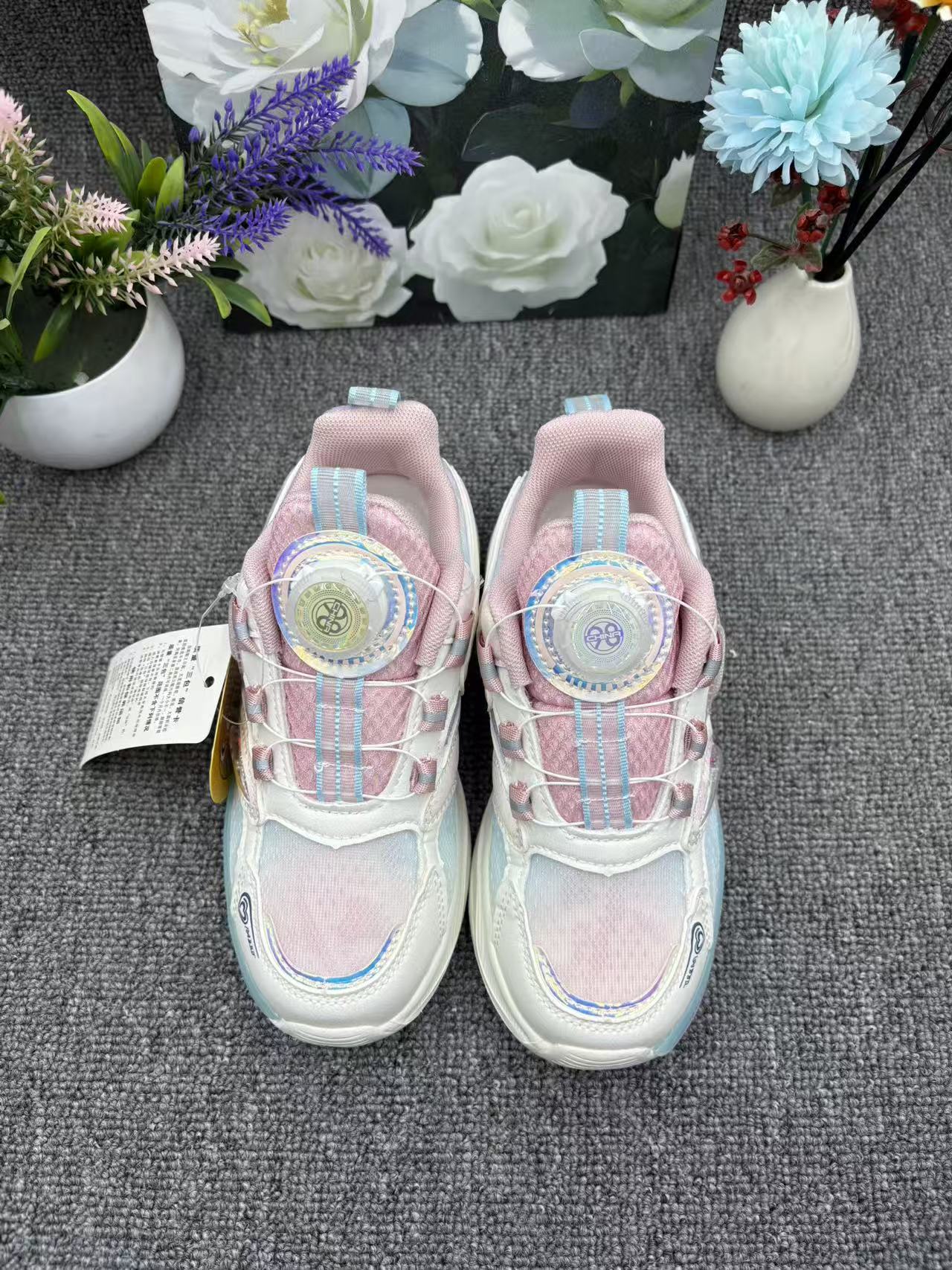 女童秋季儿童技能鞋防滑透气运动鞋