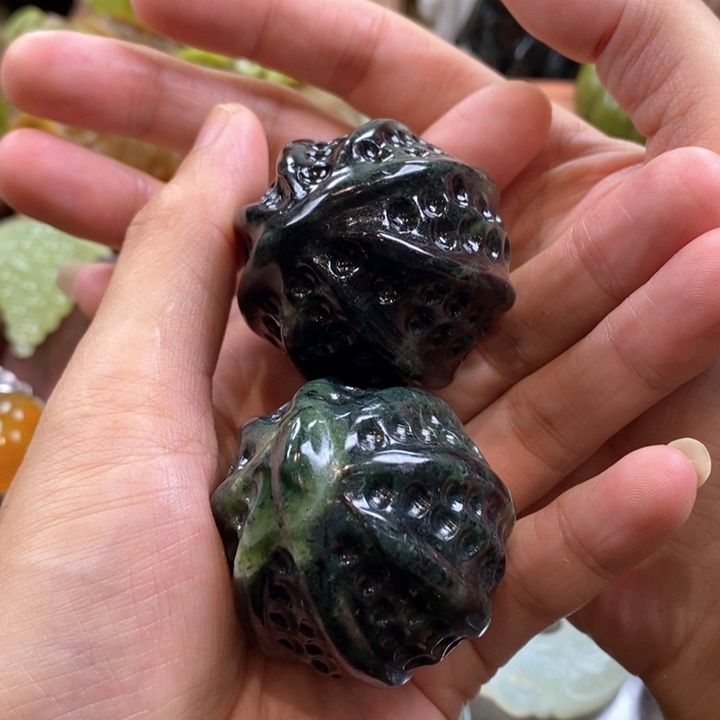 未镶嵌蛇纹石玉手把
