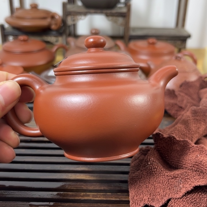 紫砂茶壶原矿紫砂半手工制作