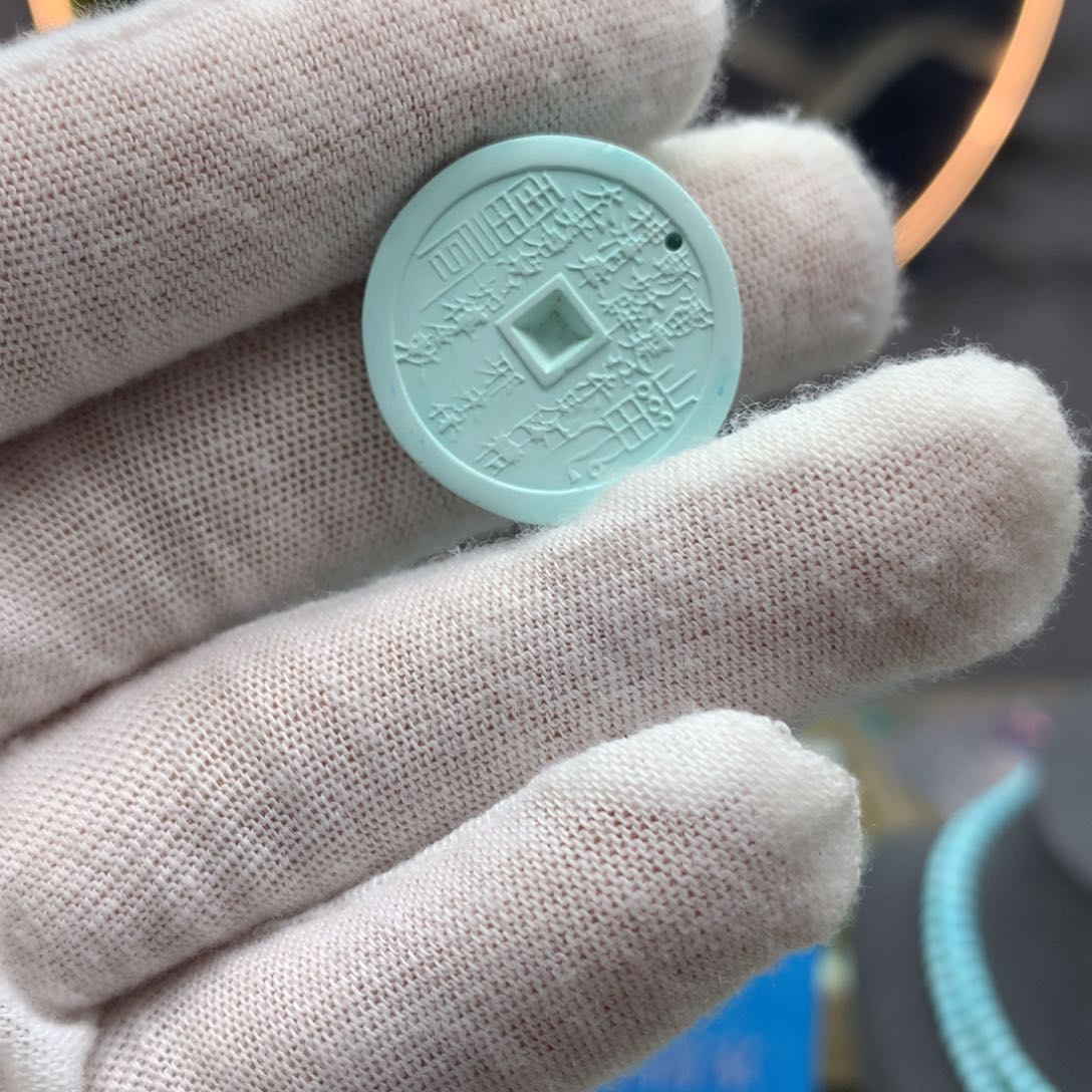 绿松石挂件未镶嵌