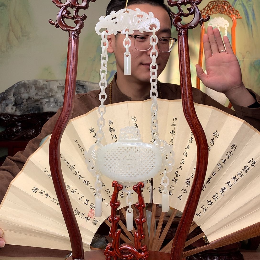 和田玉未镶嵌摆件