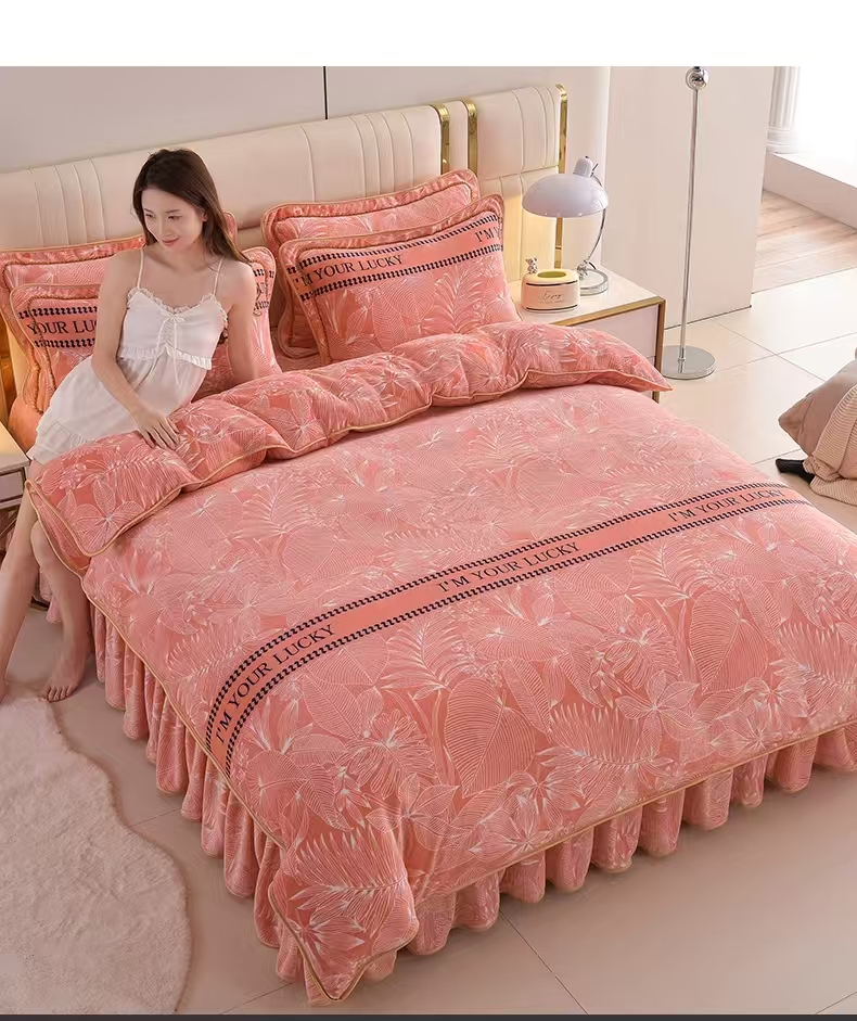 1米5*2米牛奶绒单被套001-100【二等品】