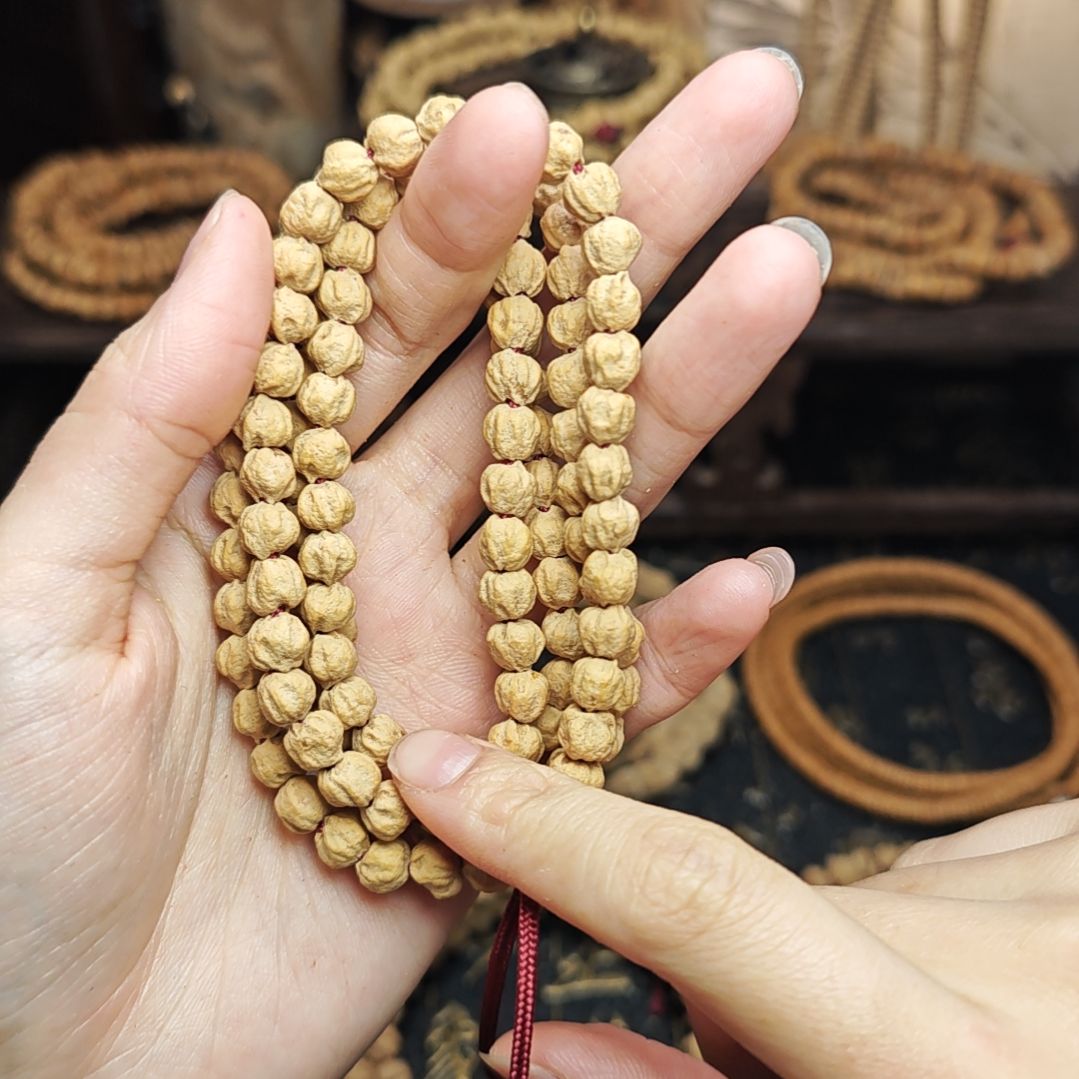 柏香籽/百香籽手串乌****嫑莲花桩