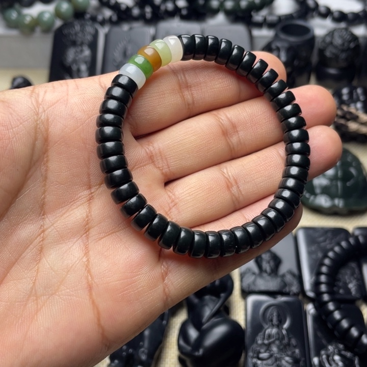 和田玉手串未镶嵌