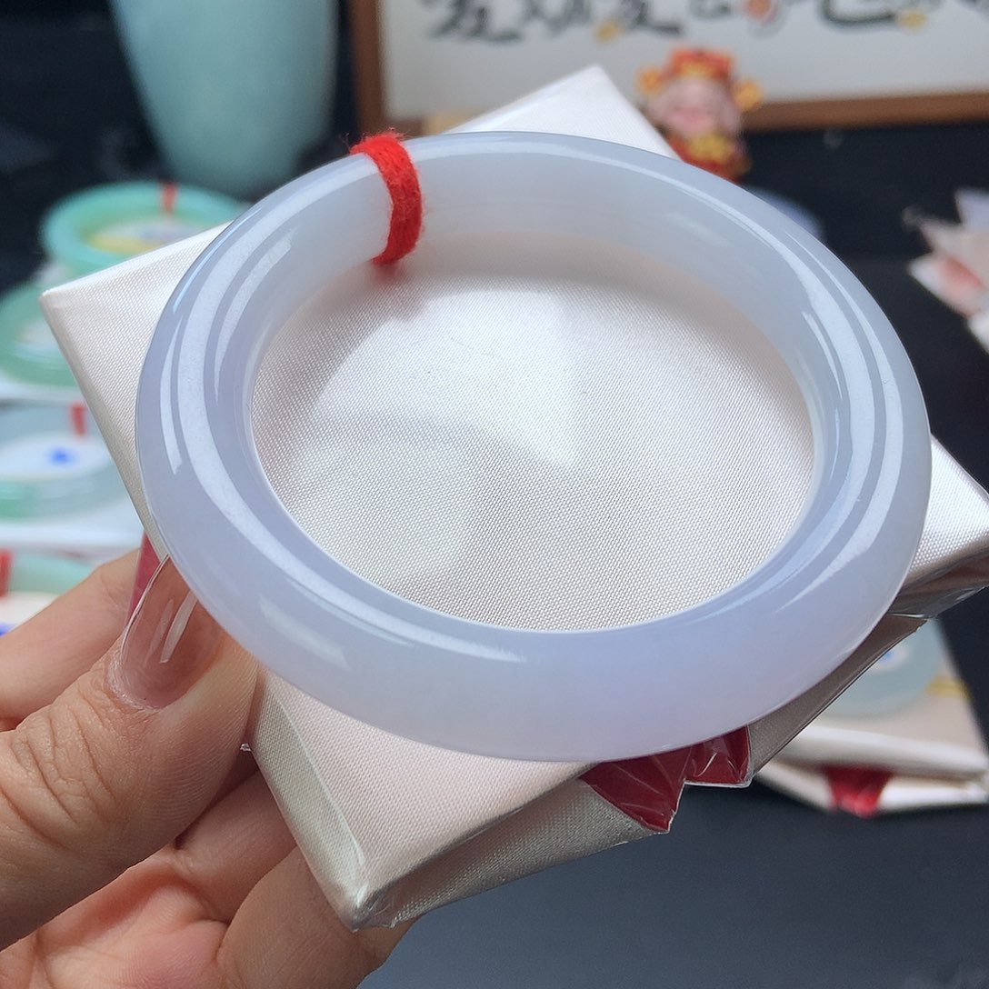 翡翠未镶嵌手镯21号