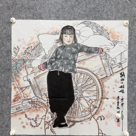 老师经典年画作品