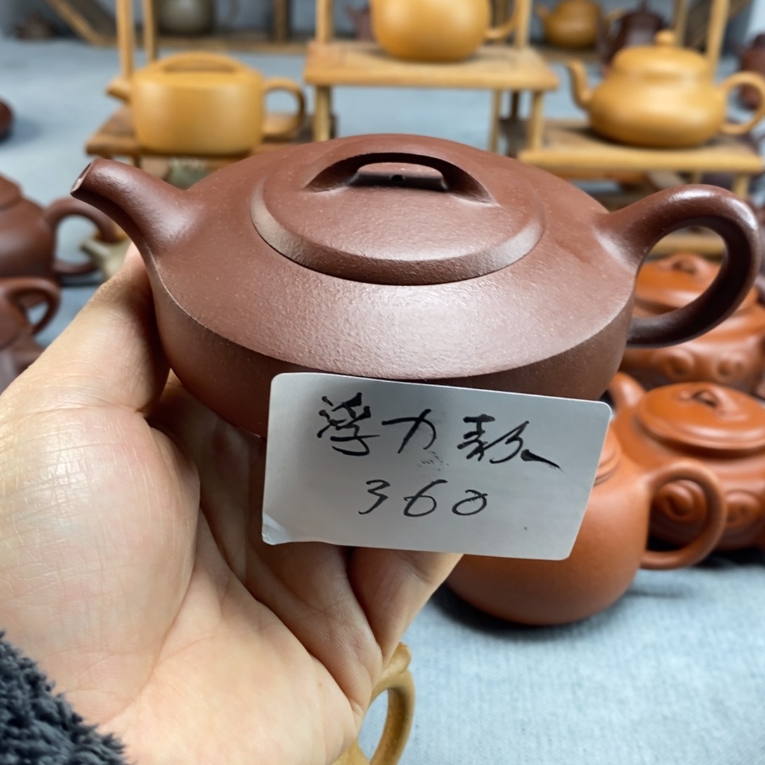 紫砂茶壶中槽清扁石