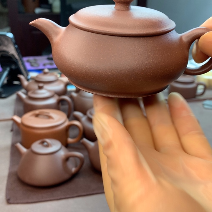 2***9茶壶紫砂紫泥，明炉，150cc