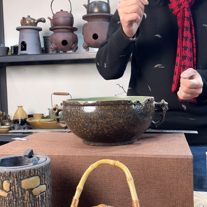 紫泥茶壶紫砂粗陶茶器