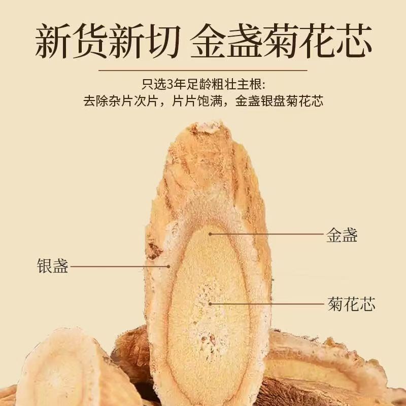 野生黄芪无熏硫8年以上主根黄芪切片滋补养生