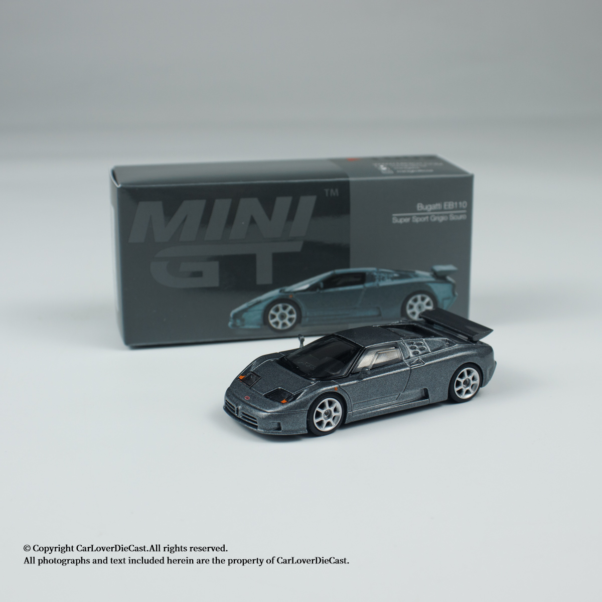MINIGT 1:64 布加迪Bugatti EB110 合金车模型