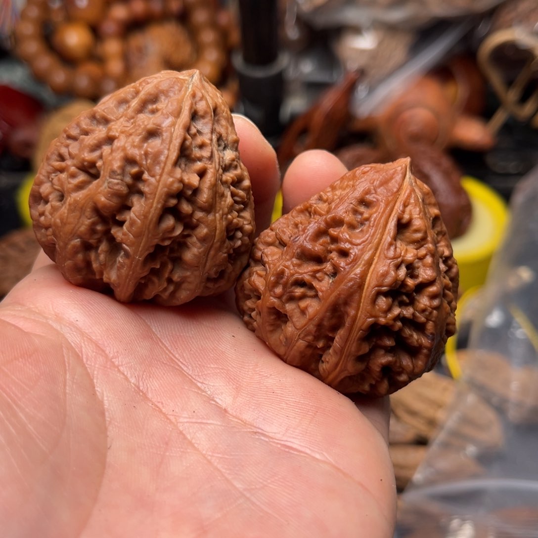 手串文玩核桃瑕疵虫磨37