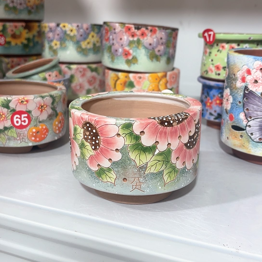 紫砂花盆手工花盆默认微瑕9/7