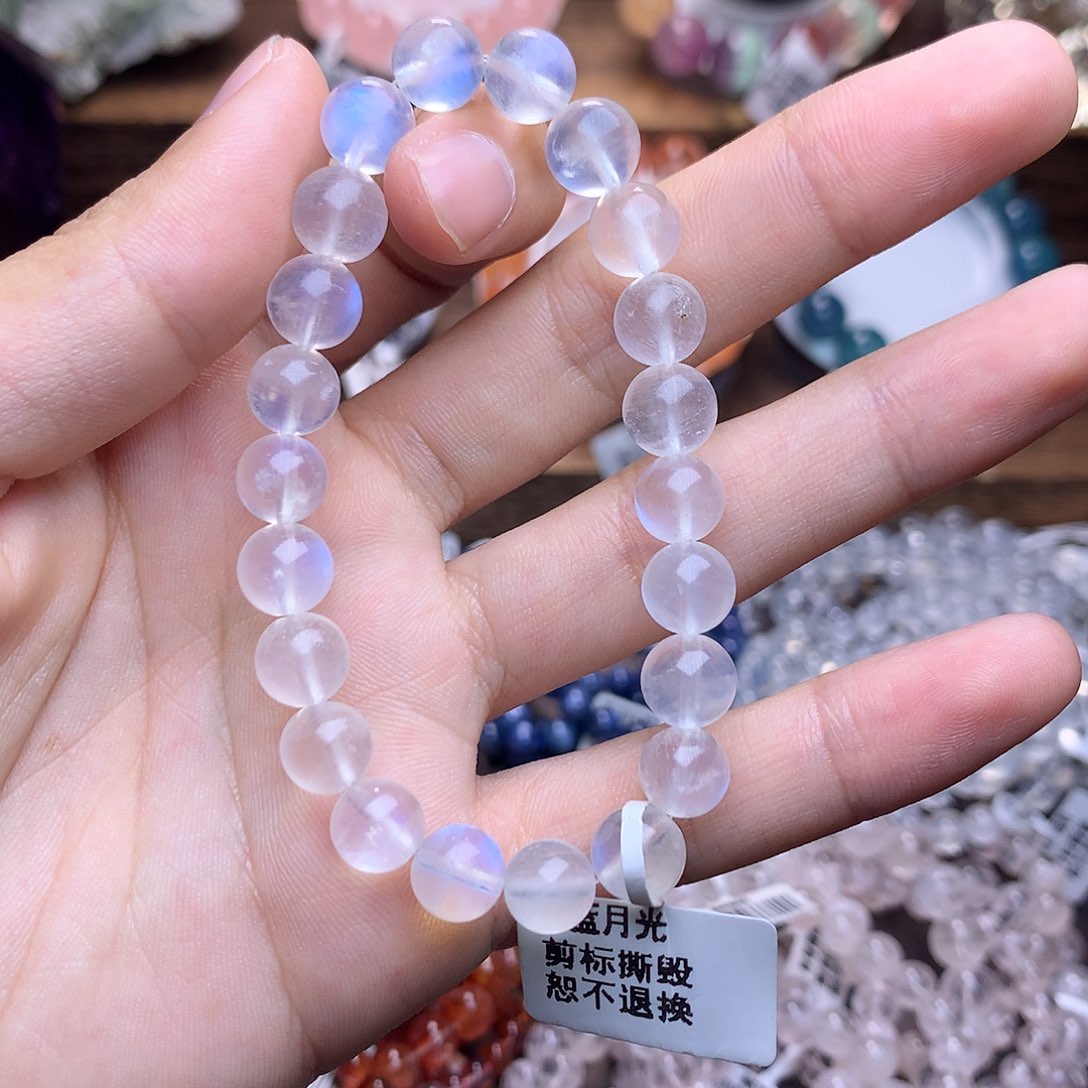 水晶蓝月光8+未镶嵌