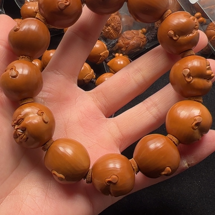 三***金橄榄核手串21百态