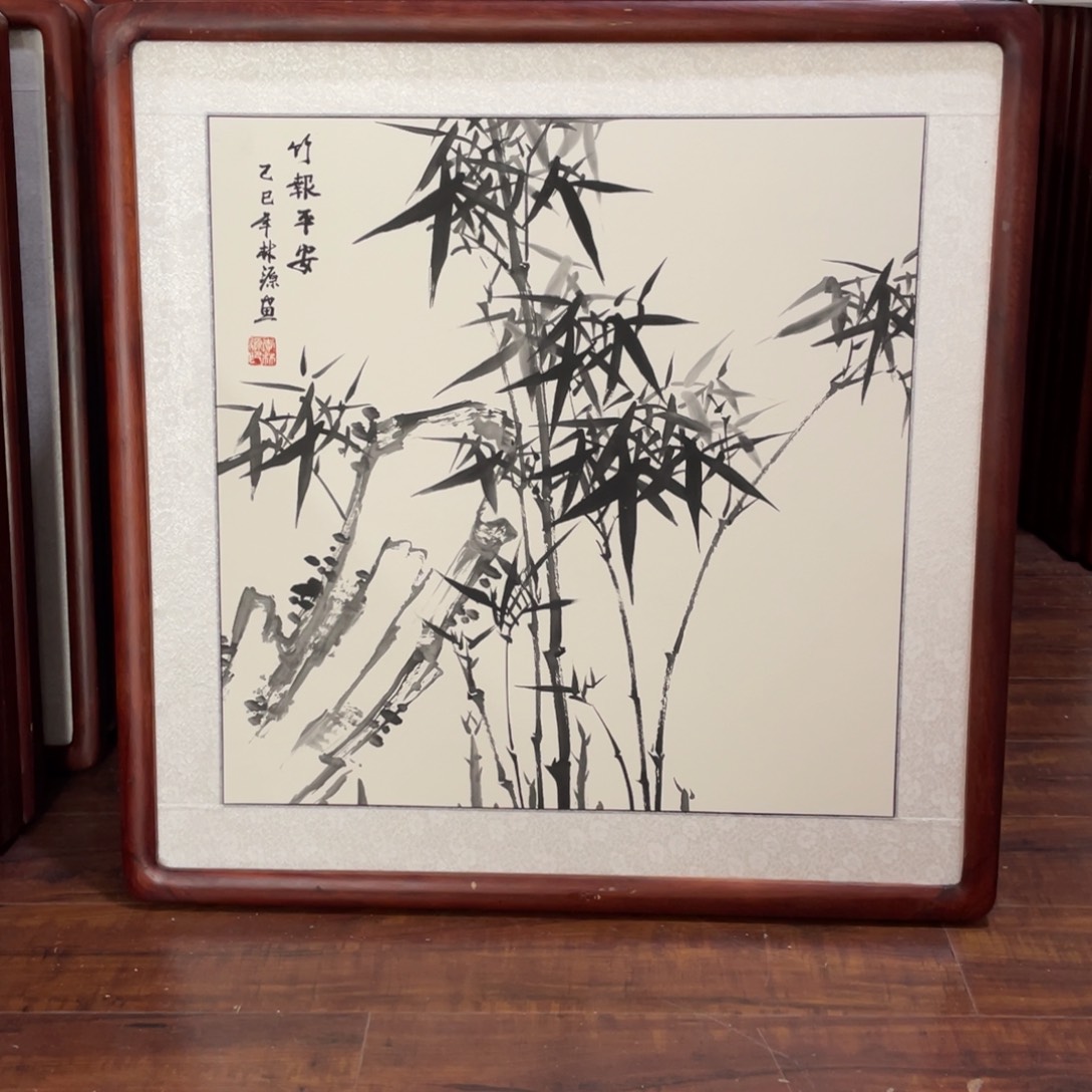 国画带框尺寸63*63厘米