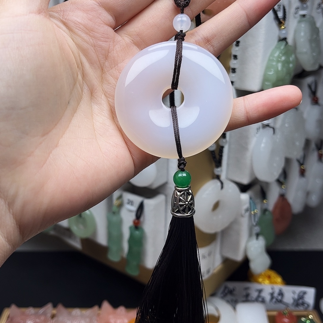 玛瑙/玉髓未镶嵌车挂