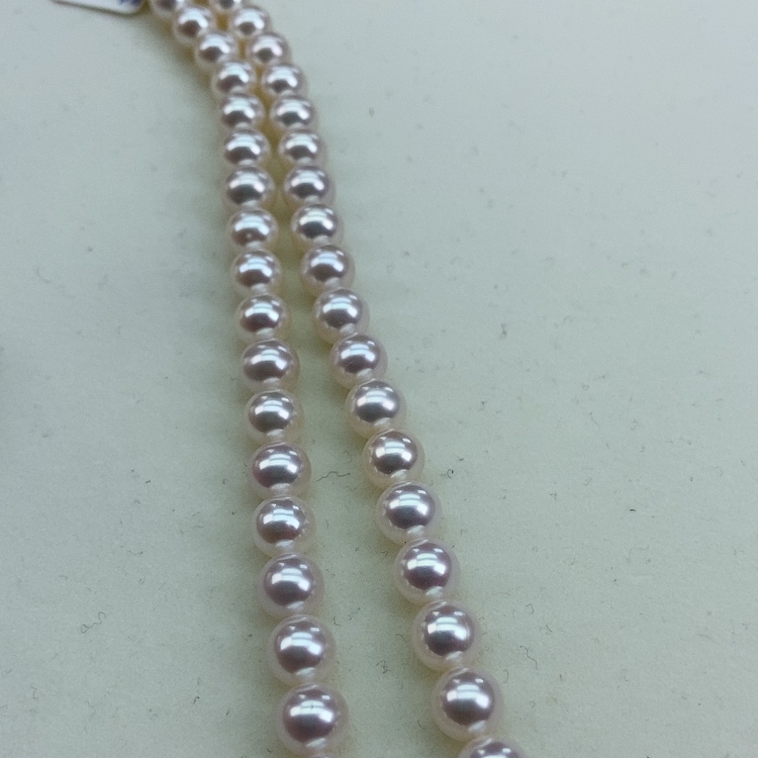 淡水珍珠6/7极强天女光超亮正圆银S925镶嵌