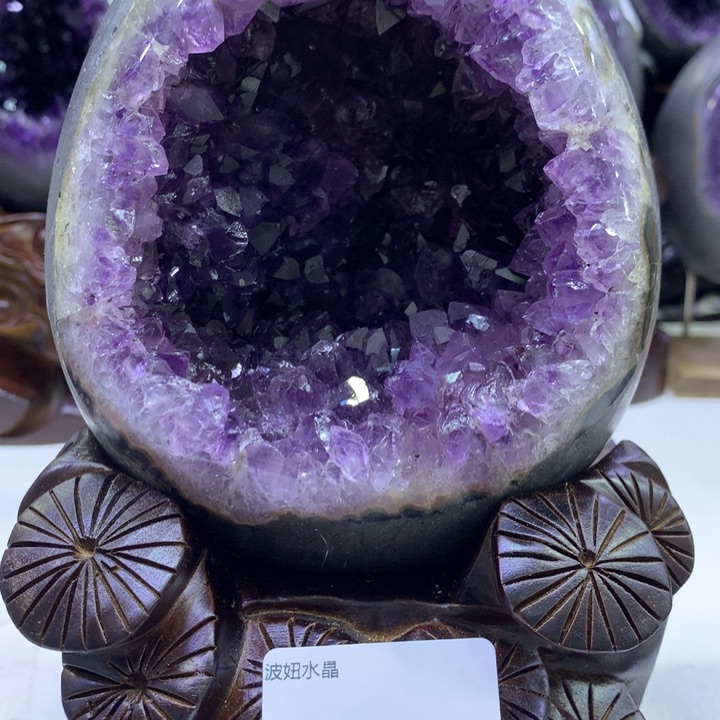 紫晶1未镶嵌013恐龙蛋