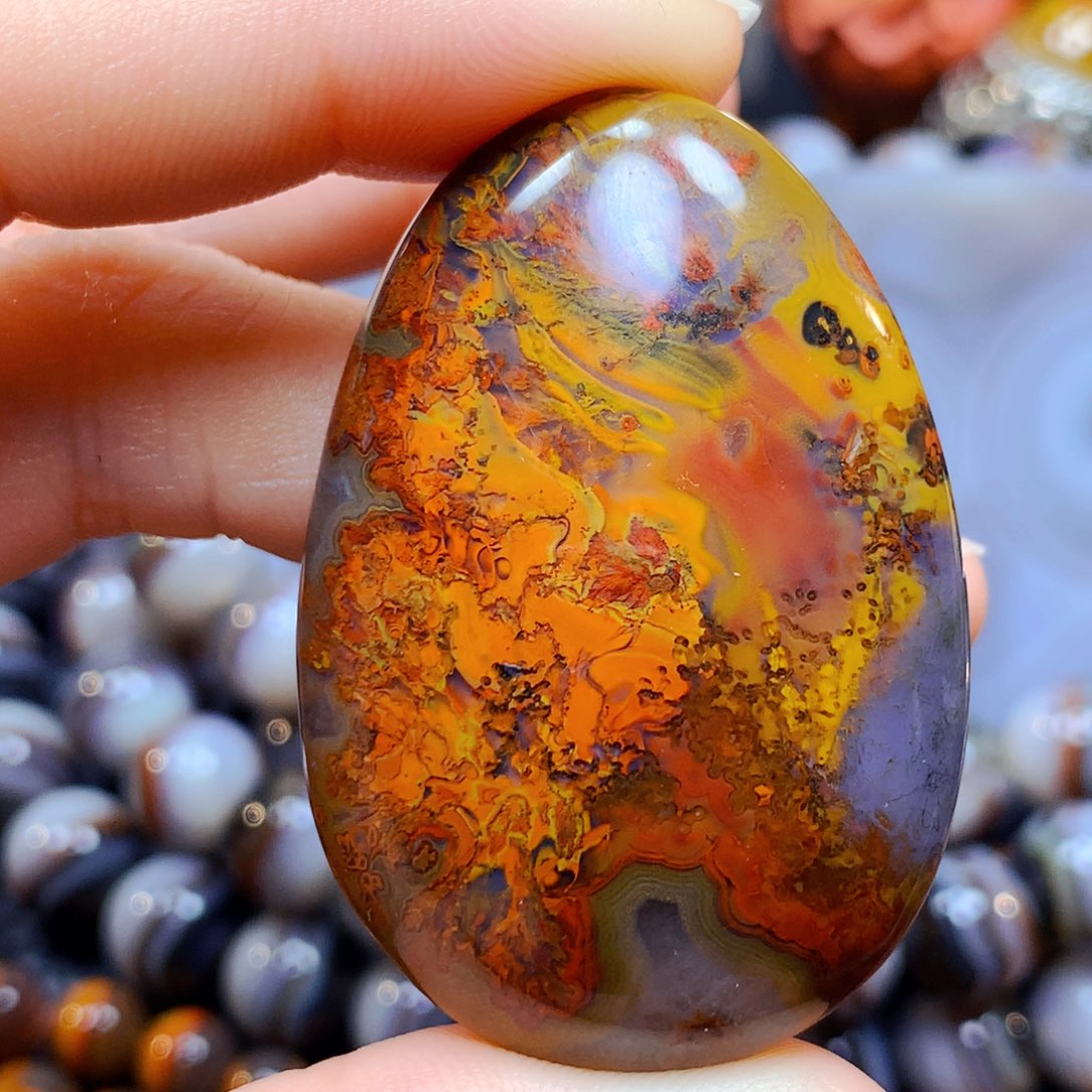 玛瑙/玉髓未镶嵌吊坠2自*哥