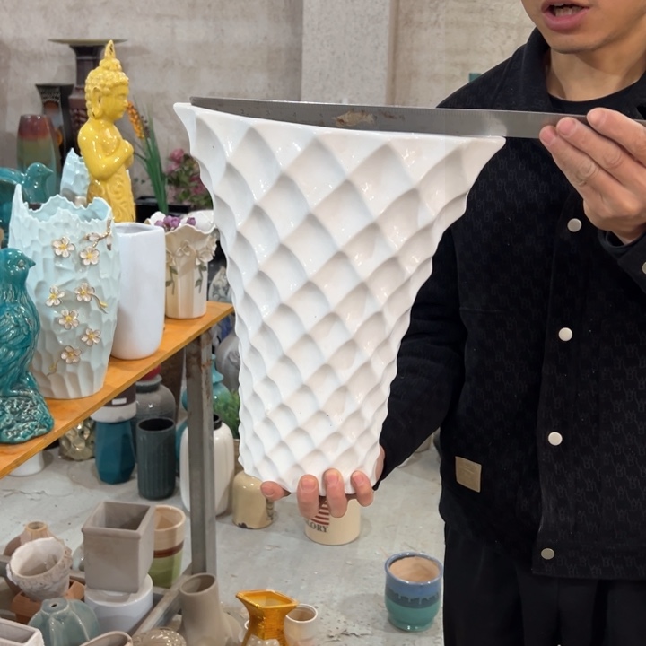 摆件高度38厘米口径27厘米微瑕捡漏磕碰摩擦