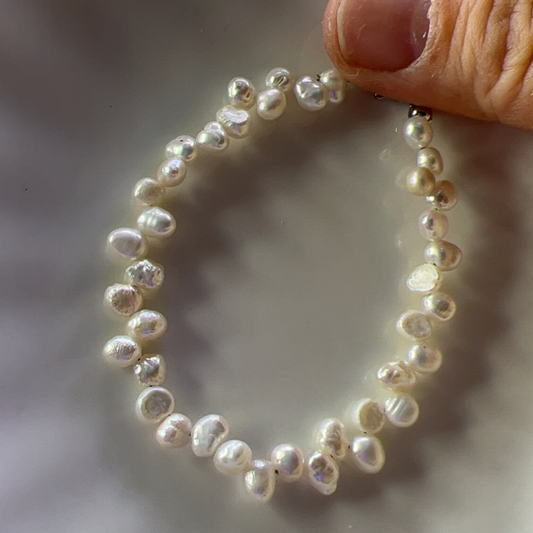 合金淡水珍珠手绳