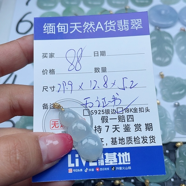 翡翠颈饰未镶嵌翡翠