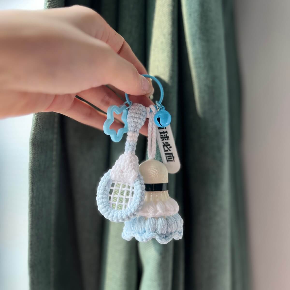 【成品】羽毛球和球拍diy手工挂件球包挂件