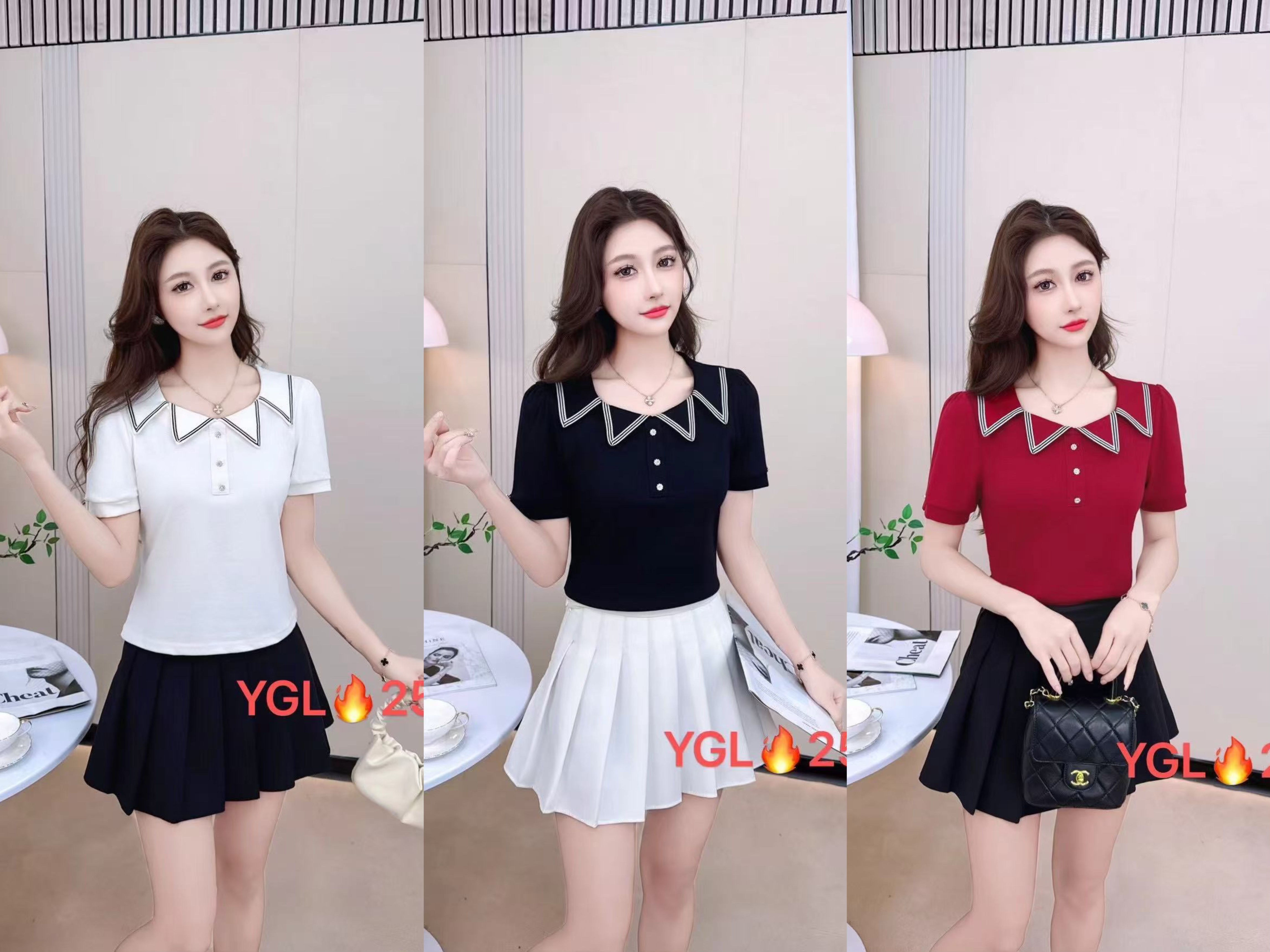 夏季时尚减龄洋气显瘦百搭上衣2515