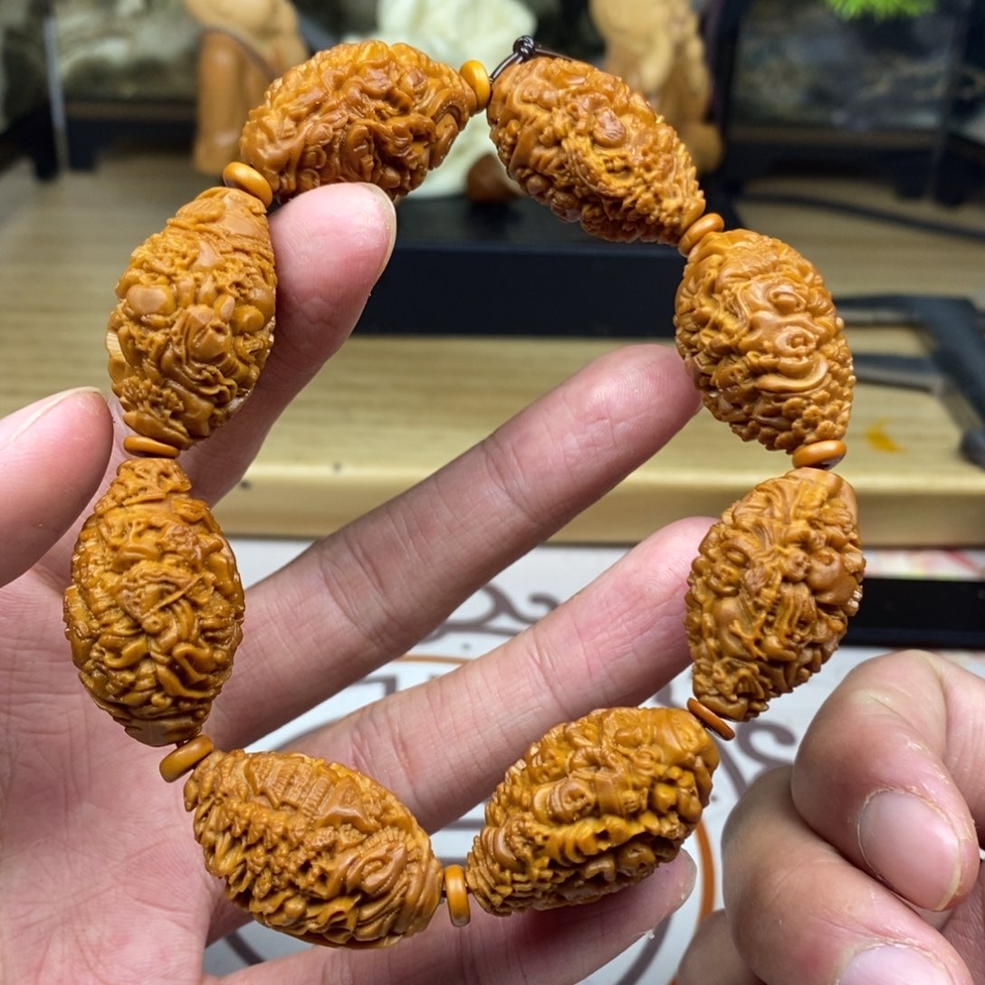 橄榄核手串/手链橄榄核雕工艺手串